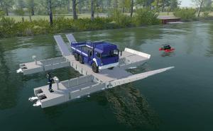 Ponton-Boot-System für den Katastropheneinsatz vorgestellt