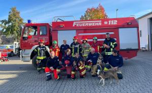 Spendenmarsch für Ahrweiler Feuerwehren