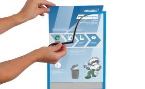 Infotasche Recycling von Ultradex - Die nachhaltige Lösung für alle Aushänge