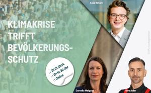 Veranstaltung: POLITIK, KLIMAKRISE UND BEVÖLKERUNGSSCHUTZ