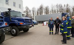 THW-Einsatz für die Ostukraine: Fahrzeuge und Hilfsgüter für Charkiw