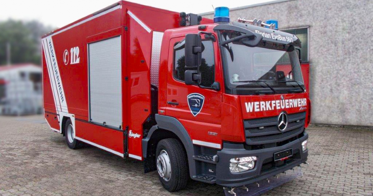 Ziegler Liefert Gw L2 An Die Werkfeuerwehr Evobus • Crisis Prevention