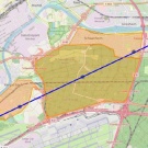 Abbildung 4: Eine Variante ist ein Überlandflug entlang der Luftlinie