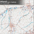 Die Karte zeigt einen Ausschnitt um Augsburg, aufgenommen am 2. Juni 2024. Die...