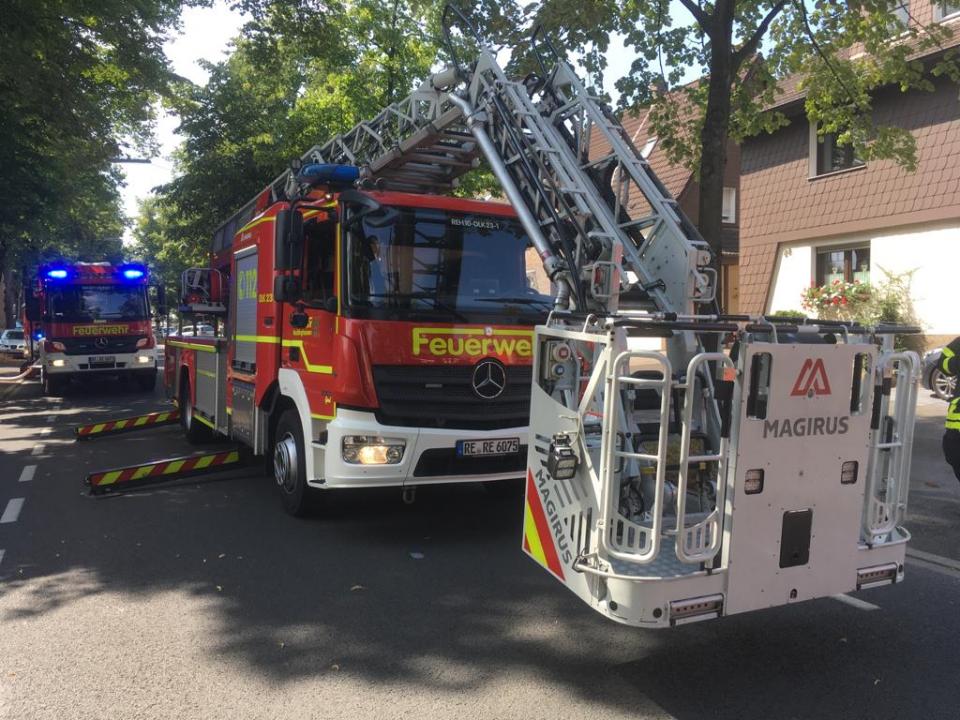 Feuerwehr Recklinghausen, Kellerbrand an der Ehlingstraße, 08.08.2019
