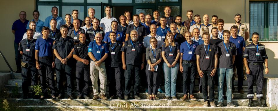Gruppenfoto der Teilnehmer der EU-Stabsrahmenübung; Copyright: Philip...