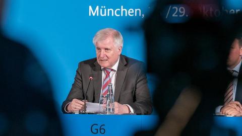 Bundesinnenminister Seehofer bei Pressekonferenz G6-Innenministertreffen in...