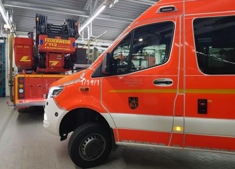 neues Einsatzfahrzeug der Feuerwehr Frankenthal