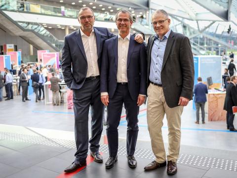 Die drei Managing Partner Jürgen Schomakers, Philipp Ullherr und Peter Jäger...