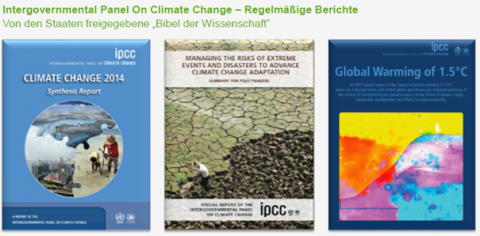 Berichte des Weltklimarats IPCC