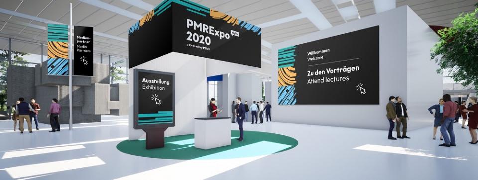 Eingangsbereich der digitalPMRExpo 2020