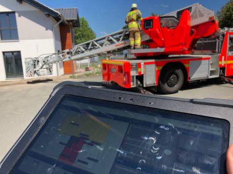 Paderborn Feuerwehr Übung