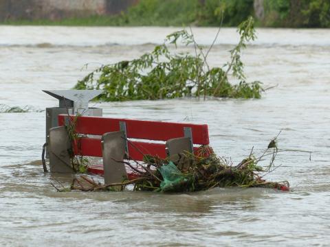 Das Hochwasser im Juli überflutete viele Bereiche in RLP und NRW.