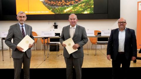 Armin Schuster, Prof. Dr. Klaus Beckmann, Thomas Mitschke