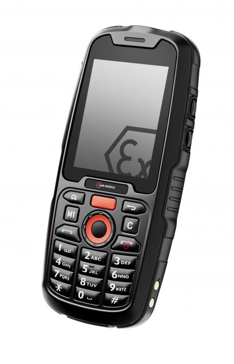 i.safe MOBILE stellt neues 4G-Mobiltelefon IS120.1 für ATEX-/IECEx-Zone 1/21...