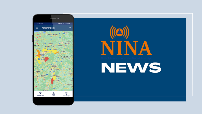 Warn-App NINA: Hochwasserinformationen werden lokal