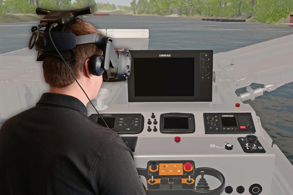 Impression Virtual-Reality-Trainingssystem HYDRA