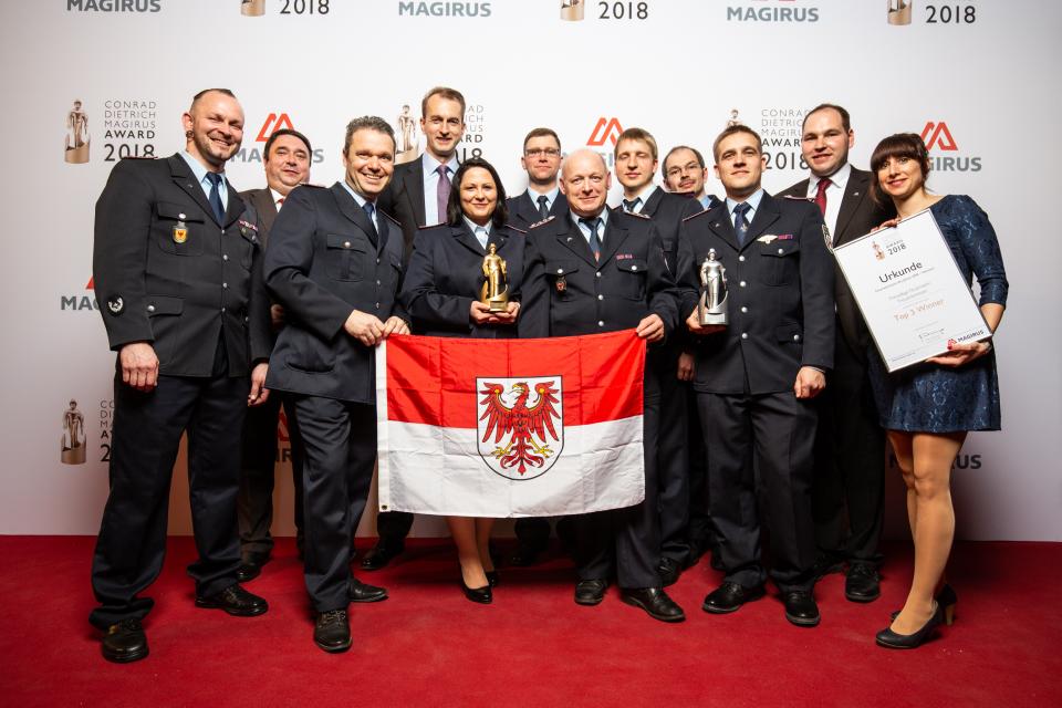 freiwillige Feuerwehr Treuenbrietzen ist Feuerwehrteam des Jahres 2018