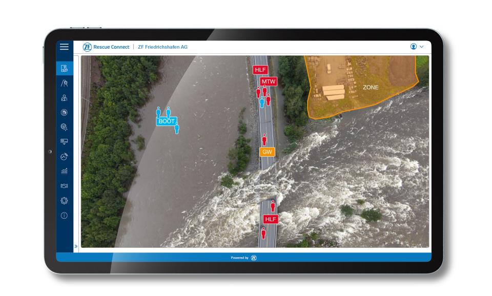 Intelligent vernetzt im Einsatz: ZF Rescue Connect verbindet Daten aller...