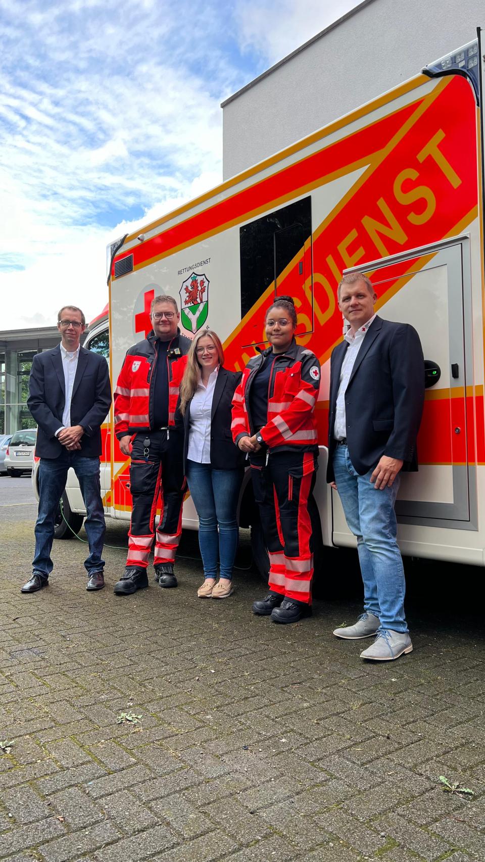 von links nach rechts: Thomas Becker, Hauke Hübner, Lisa Weis,. Esther Chala,...