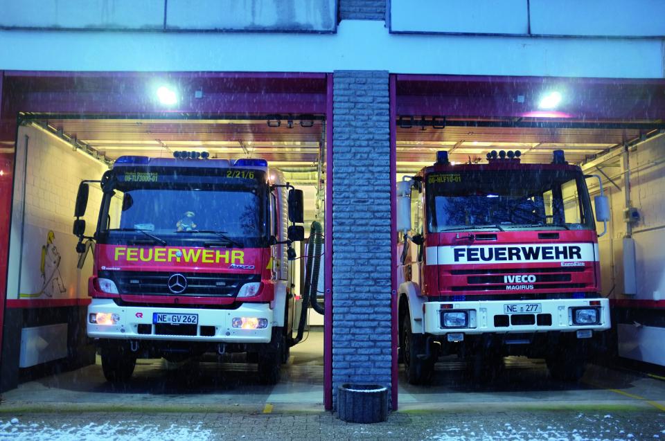 Die beiden Löschfahrzeuge der FF Hemmerden.