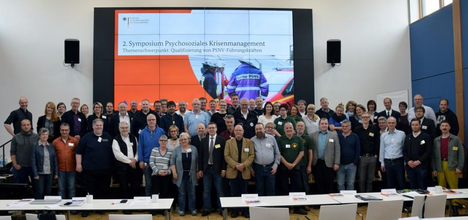 PSNV-Experten und Expertinnen nahmen an dem Symposium teil.