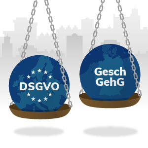 Compliancegewichte EU DS-GVO und GeschGehG